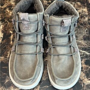 Hey Dude Brown Boots with Sturdy Design